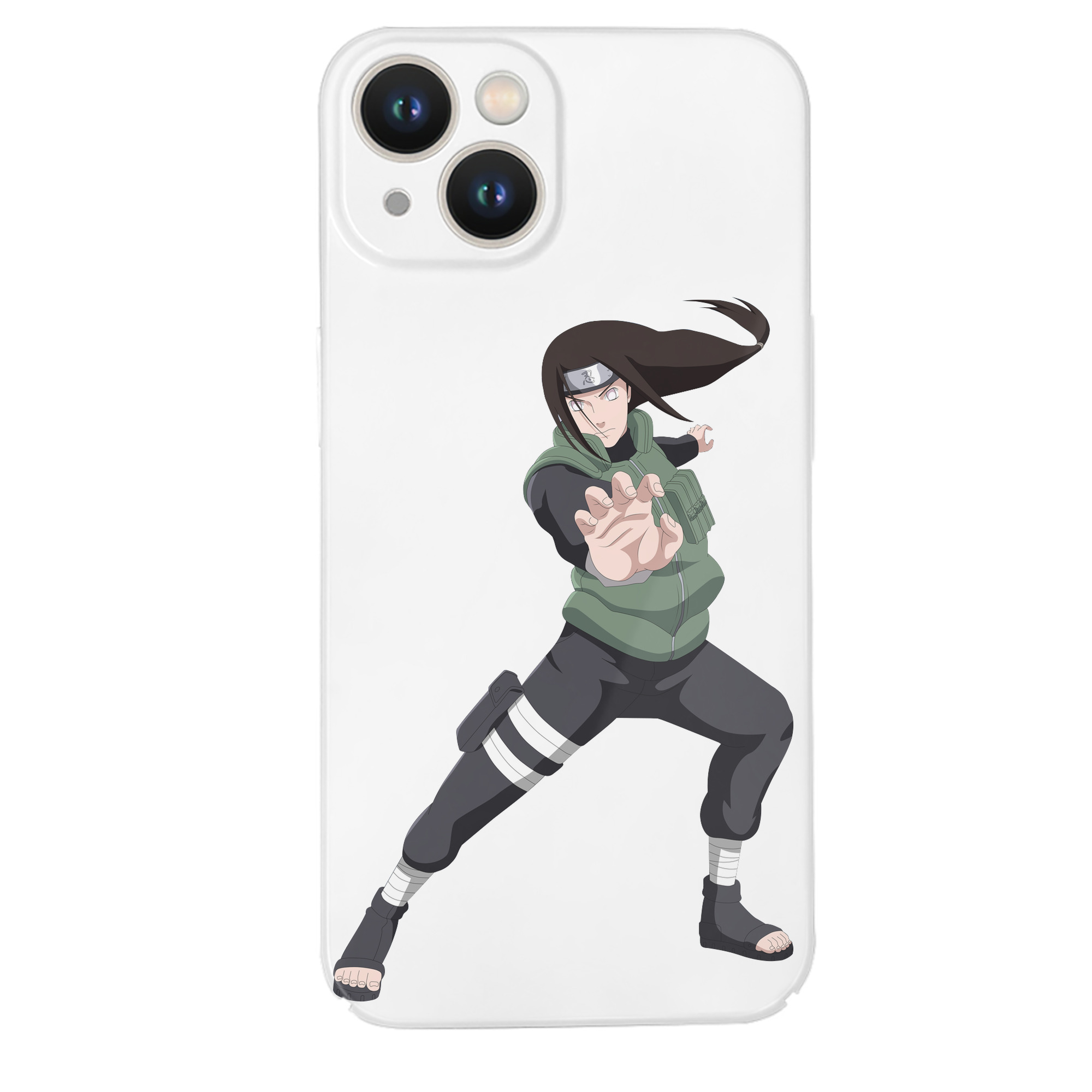 （画像用） NARUTO -ナルト- 日向ネジ Hyūga Neji 【iPhone 14シリーズ対応】ハードケース